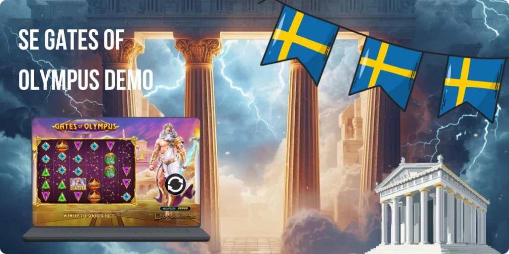 Gates of Olympus demo i spelläge – fullständig vy av spelplanen