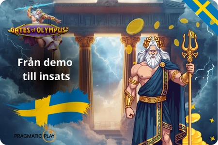 Steg för att gå från gratis Gates of Olympus till riktiga pengar
